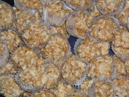 Cornflakeshupferl mit weißer Schokolade